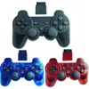 أجهزة تحكم الألعاب 2.4 جيجا تحكم لاسلكي لجهاز PS2 Gamepad Joystick PC