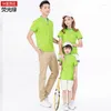 Polo da uomo Polo ricamata Colletto Logo personalizzato Po Testo Stampato Uomo Donna Bambini Camicie Famiglia Genitore-bambino Bambini Team Party Tops