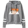 Moletons masculinos haikyuu moletom feminino casual hip hop capuz