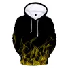 Sweat à capuche pour hommes, mode Cool Love Flame, imprimé en 3D, pull à manches longues pour garçons/filles, vêtements de haute qualité