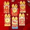 Wrap regalo 60pcs 2023 cinese buste rosse cartone animato tigre hongbao primavera del festival tasche per pacchetti fortunato sacchetto