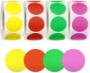 Wrap Prezent 500pcs/Roll okrągły kształt Kolorowa naklejka Enderope Tag samodhezyjna nuta etykieta dekoracyjna dekoracja taśmowej dekoracja pudełka