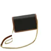 봉투 크로스 바디 백 미니 핸드백 디자이너 상징적 인 시그널과 멋진 과장된 스티치를 갖춘 고급