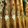 Curtain Luxury Embroidered Golden Curtains For Living Room Bedroom Velvet European Valance Windows Backdrop Blackout Tulle