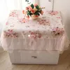 Table Cloth Fashion Home Decoration Square Lace Tablecloths Dust-proof Cover Printed Pastoral Cloths 75 80cm