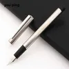 New Luxury Quality Jinhao 36 Silver Colors Business Office Fountain Pen student School Stationery Supplies ink calligraphy pen