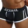 Mutande Intimo da uomo Boxer Boxer in rete traspirante Maschile sexy Gay Custodia per pene Mutandine Pantaloncini da uomo