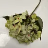 Dekorativa blommor kransar enkel hortensia vägg konstgjord siden blommor bukett bröllop trädgård vardagsrum soffbord dekoration diy fak