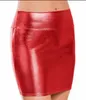 Skirts 2023 Sexy Micro Skirt Latex Faux Leather Tight Hip Slim Low Waist Pencil Package