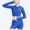 Tracksuits voor dames bijpassende yoga set outfits voor dames 2 -delige tracksuit naadloze korte mouw crop top training leggings mat en