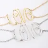 Choker Vedawas Letter Love Metal Necklace For Women Retro Punk Multilayered Gold Color Link Chain Neck Sticking Jewelry