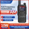 Talkie-walkie RUYAGE UV98 Amateur Ham Radio bidirectionnelle 256CH 10W Air Band Full 108-520MHz Scanner Marine Talkies