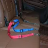 犬の襟車車安全シートベルトリーシュペット調整可能な反射クリップシートベルト犬用猫のアクセサリー