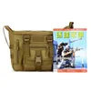 Bolsos al aire libre Hombres Hombro Bolso táctico militar Nylon Laptop Camping Senderismo Sling Messenger Multi-bolsillo