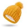 Beanies Beanie/Skull Caps Winter Hats For Women Plus Velvet Warm Pointed Knitting Yarn Thicken Casua Solid Color Fashion HatsBeanie/Skull Ch