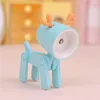 Night Lights LED Mini Light Cute Deer Foldable Desk Lamps Desktop Ornament Book Kids Room Bedside Bedroom Decor Holiday Gifts