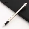 New Luxury Quality Jinhao 36 Silver Colors Business Office Fountain Pen student School Stationery Supplies ink calligraphy pen