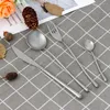 Dinnerware Sets 24 Pieces Retro Luxury Cutlery Eating Utensils Flatware Knife Fork Spoon Western Tableware