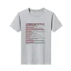 Men's T Shirts 10 Things To Not Say A Dj Shirt T-shirt Men Clothing For