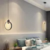 Anhängerlampen moderne kreative LED für Wohnzimmer Hintergrund wand hängende Kronleuchter Schlafzimmer Nachtlampe Essanlagen