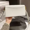 Borsa a tracolla per donna Borse di design di lusso di qualità a specchio Borsa a tracolla alla moda femminile in pelle con sacchetto per la polvere