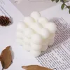 1PCS Decorazione Della Casa Candela Cubo Candele Bolla Cera Di Soia Aromaterapia Cubo Candela Profumata Rilassante Regalo Di Compleanno Decorazione Della Casa