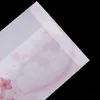 Gift Wrap Translucent Invitation Bag Card Cover Sulfuric Acid Paper Artificial Parchment Peach Blossom Envelope Letter OrganizerGift