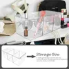 Caixas de armazenamento Organizador de maquiagem Cuidados com a pele Sundries Caixa de mesa transparente