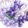 Decorative Flowers Romantic Provence Decoration Lavender Flower Silk Artificial For Home Wedding Party
