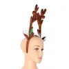 Kerstdecoraties Hoofdband rendier Antler Hair Hoop Headpiece voor kostuumfeestje