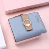 Wallets 2023 Women Wallet Folding Girl Brand Designed PU Leather Small Coin Purse Female Card Holder