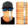 Foulards Bande réfléchissante Cyclisme Bandana Multifonctionnel Sans Soudure Guêtre Tête Buff Cou Moto Écharpe Magique En Plein Air FaceScarves Kiml22