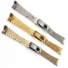 20mm Watch Band Silver Gold 316L Paslanmaz Çelik İzleme Bandı Rollx Erkek Saatler Tasarımcı Moda Bracelect Yüksek kaliteli izleme