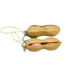 Fidget Peanut Key Chain Funny Squeeze Toy Anti Stress Peanut Stress Relief Neychain Decomppression Toys Anliever