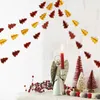 Décorations de noël 2.5M Mini arbre de noël papier guirlande joyeux tenture murale ornement pour la maison fête année Navidad cadeau