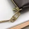 M58009 MINI Bag POCHETTE ACCESSOIRES Iconic Fashion Womens CANVAS Pouch Evening Clutch Zippy Chain Wallet Coin Purse Phone Sling