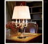 Lampes de table Ly européen moderne lampe en cristal éclairage chambre chevet luxe mode AC D