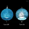 Pendant Lamps Kitchen Light Bedroom Ceiling Lights El Lamp Blue Chandelier Lighting