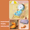 Nachtlichter LED-Licht Kinderzimmer Nachttisch Mini süßes Haustier Cartoon Hund Hirsch Schlafzimmer Wohnzimmer Dekor Dinosaurier Klappbuch Lampe Geschenk