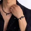 Choker Punk Black Simple Chain Short Necklace Men Trendy OT Buckle And Square Pendant 2023 Fashion Jewelry On Neck Gift