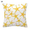 Taie d'oreiller jaune nordique géométrique taie d'oreiller mode moderne housses de coussin housse de canapé pour chambre salon voiture décoration de la maison