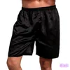 Männer Nachtwäsche Herren Faux Seide Shorts Casual Einfarbig Weiche Boxer Unterwäsche Lose Bequeme Männliche Schlaf Hosen Hause MA50229