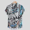 Men's Polos SAGACE Hawaiian Beach Shirt For Men 2023 Summer Short Sleeve 3XL Casual Shirts Mens Holiday Vacation Clothing Chemise