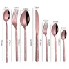 Dinnerware Sets Stainless Steel Western Cutlery Set Knife Fork Spoon Dinner Dessert Steak Tableware