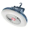 Lanterne portatili Ventilatore Tenda da campeggio Illuminazione di emergenza LED Multifunzione per mercato notturno ricaricabile all'aperto