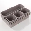 Caixas de armazenamento 8 PCs Caixa de gavetas caseira Bandejas de cozinha Office Kitchen Armário de jóias de jóias Organização de mesa de jóias