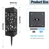 8Pcs Outdoor Garden Solar Lawn Led Lamp Exterior Street Patio Decor Holiday Scenic Lighting Floor Lights All For Yard And