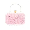 Evening Bags Lady Tassels Clutch Bag Glitter Sequined Beading Pearl Embroidery Crystal For Annual Conference Special Event