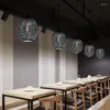 Lampy wiszące 3D kolor szklany żyrandol w stylu przemysłowy bar restauracyjny osobowość Północna Europa Dekoracja okien