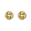 Stud Earrings Simple Gold Color For Women Fashion Cute Distortion Statement Earring Charming Wedding Jewelry Gift
